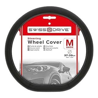 COUVRE VOLANT DT2  37-39CM NOIR