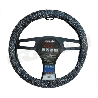 COUVRE VOLANT BLACK BANDANA