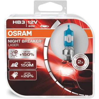 PACK 2 AMPOULES HB3 OSRAM NIGHT BREAKER 