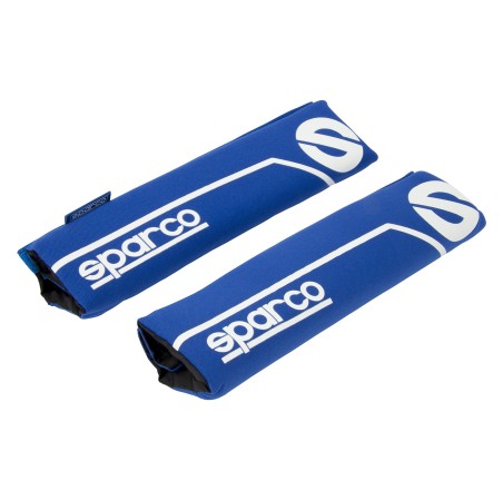 2 PROTEGES-CEINTURE SPARCO BLEU z