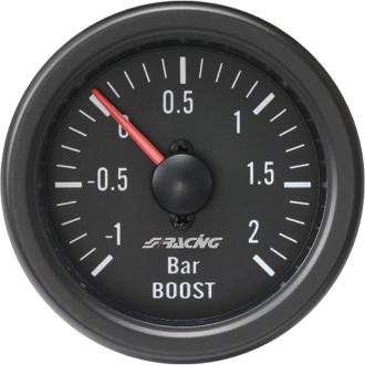 INSTRUMENT BLACK LINE MANOMETRE PRESSION TURBO 2B