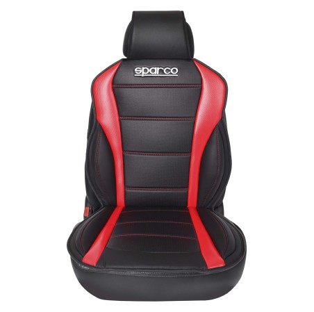 1 COUVRE SIEGE SPARCO NOIR/ROUGE