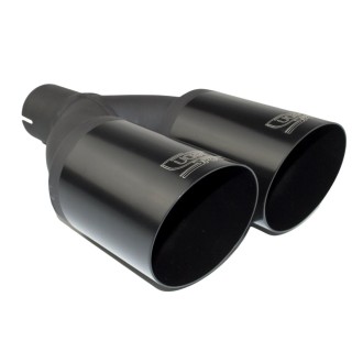 EMBOUT DOUBLE NOIR 80MM ENT 60 RACING
