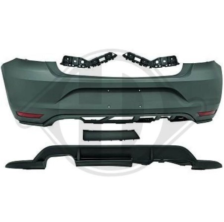 PARE CHOC ARRIERE VW POLO 6 14-17 LOOK GTI