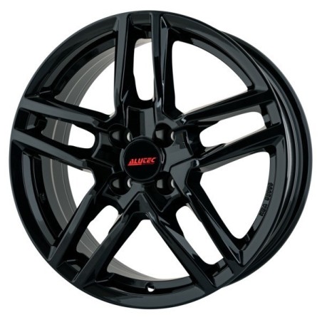 4 JANTES ALUTEC IKENU 7.5X17 5X100 ET38 noir brillant