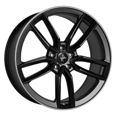 4 JANTES KESKIN KT21 5X112 8.5X19 ET45 noires brillant
