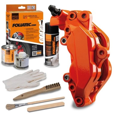 PEINTURE ETRIER FOLIATEC ORANGE FLAMME