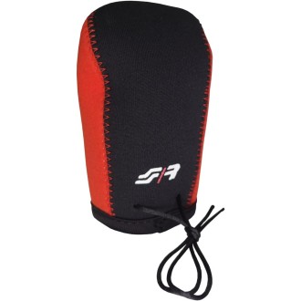 COUVRE POMMEAU NOIR ET ROUGE