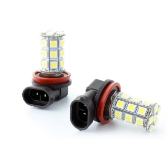 Pack de 2 Ampoules H8 à Leds 6000K