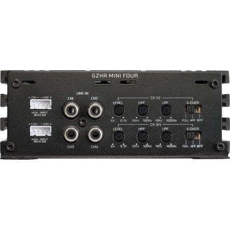 GZHAMINIFOUR24V AMPLIFICATEUR GROUND ZERO 4 CANAUX 640W MAX SUR 24V