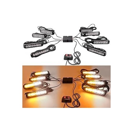 KIT 8 FEUX STROBOSCOPIQUE DE CALAND
