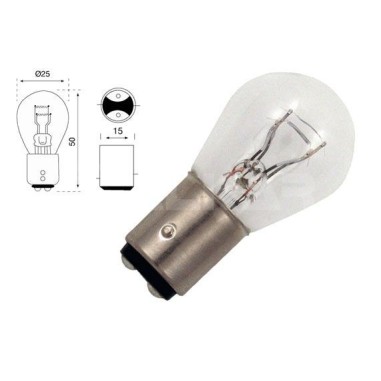 AMPOULE P21/5W BAY15D 12V 21/5W VENDU A L'UNITE