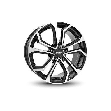 4 JANTES IT WHEELS ELLA 5X108 8X18 45 NOIR POLIES