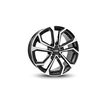 4 JANTES IT WHEELS ELLA 5X108 8X18 45 NOIR POLIES