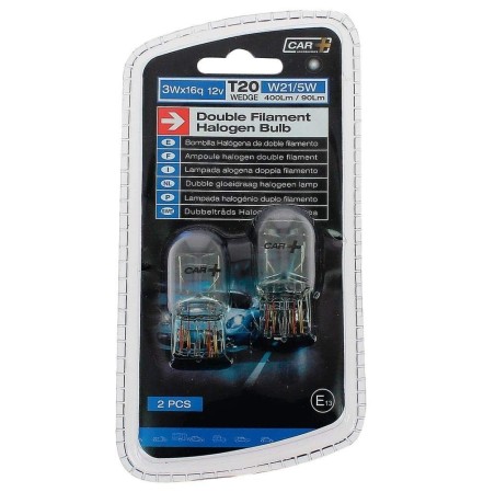 BLISTER 2 AMPOULES 12V W21/5W T20