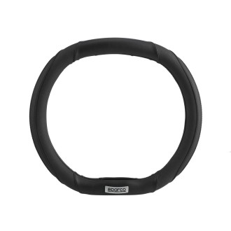 COUVRE VOLANT DOUBLE MEPLAT SPARCO NOIR