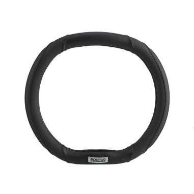 COUVRE VOLANT DOUBLE MEPLAT SPARCO NOIR