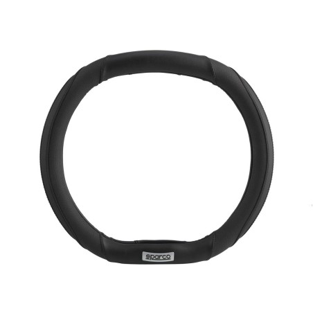 COUVRE VOLANT DOUBLE MEPLAT SPARCO NOIR