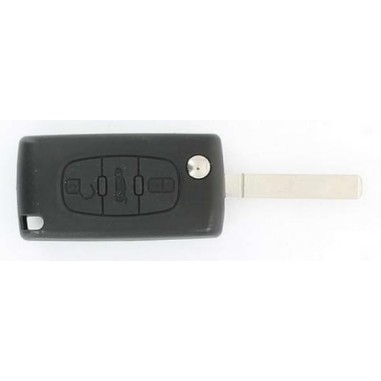 COQUE CLE ADAPTABLE PSA 3 BOUTONS LAME FRAISEE...