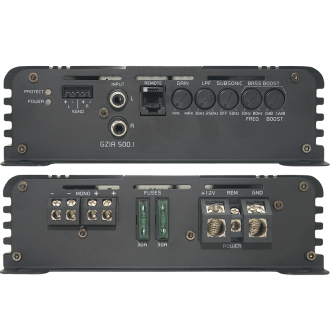 AMPLIFICATEUR MONO GROUND ZERO 580W RMS SOUS 1 OHM 2