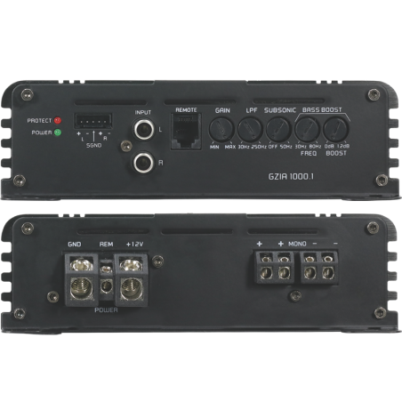 AMPLIFICATEUR MONO GROUD ZERO 1250W RMS SOUS 1 OHM