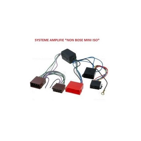 FAISCEAU RADIO AUDI A PARTIR DE 98- SYSTEME AMPLIFIE NON BOSE ISO