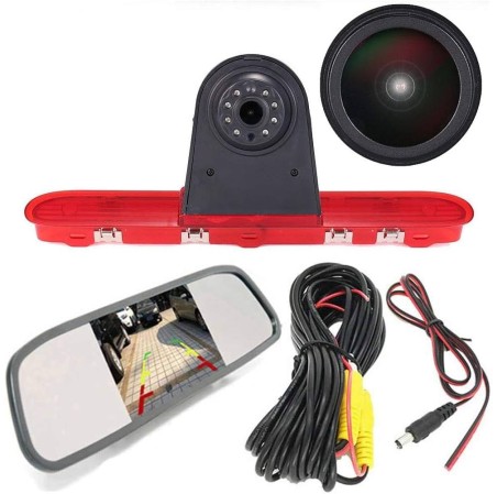 kit retroviseur avec ecran + camera de recul avec feux de stop pour TOYOTA PROACE