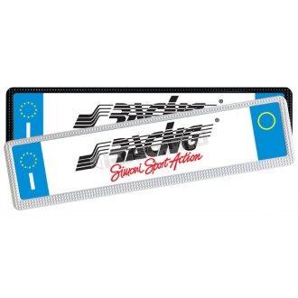 SUPPORT DE PLAQUE CHROMEE AR DIAMOND ALU