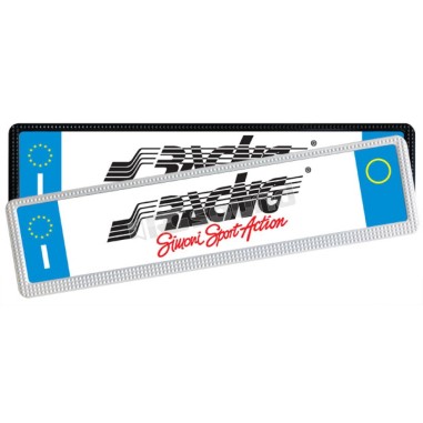 SUPPORT DE PLAQUE CHROMEE AR DIAMOND ALU