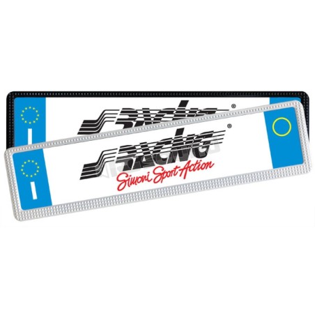SUPPORT DE PLAQUE CHROMEE AR DIAMOND ALU