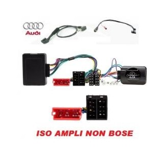 INTERFACE COMMANDE AU VOLANT AUDI A3 03- AVEC AMPLI NON BOSE