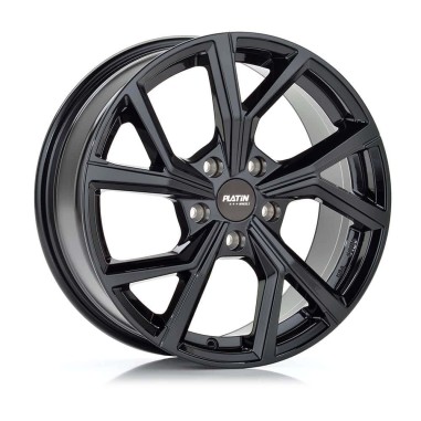 4 JANTES PLATIN P115 6X16 5X100 Noir Brillant