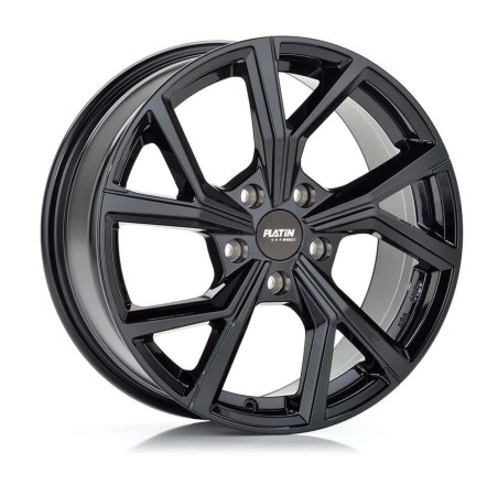 4 JANTES PLATIN P115 6X16 5X100 Noir Brillant