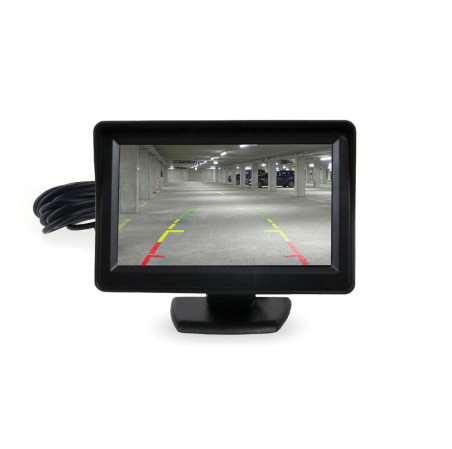 ECRAN TFT01 4,3" POUR CAPTEURS DE STATIONNEMENT AVEC CAMÉRA AMIO