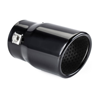 EMBOUT D'ÉCHAPPEMENT EN ACIER INOXYDABLE NOIR MT 017B AMIO