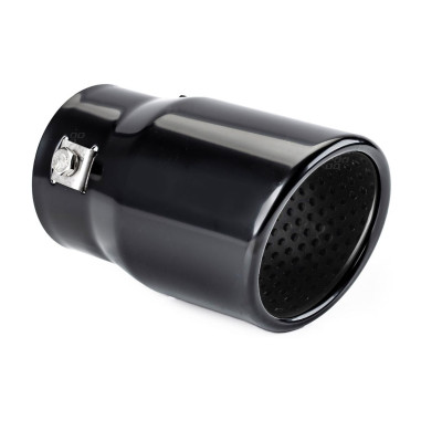 EMBOUT D'ÉCHAPPEMENT EN ACIER INOXYDABLE NOIR MT 017B AMIO