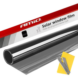 FILM SOLAIRE 60% NOIR CLAIR 75X300CM POUR VITRES AMIO