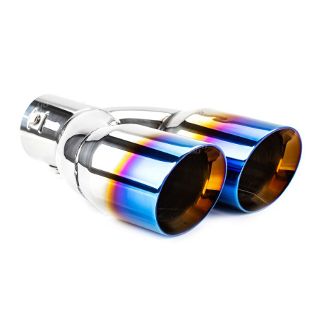 EMBOUT D'ÉCHAPPEMENT DOUBLE MT 022BLC AMIO