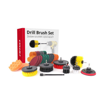 JEU DE BROSSES POUR PERCEUSE - 22 PIECES AMIO