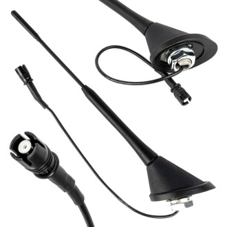 ANTENNE DE VOITURE AMPLIFIEE 25,4CM RAKU-2 ANT10 AMIO