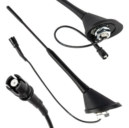ANTENNE DE VOITURE AMPLIFIEE 25,4CM RAKU-2 ANT10 AMIO