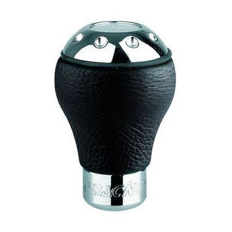 POMMEAU WINNER CHROME CUIR NOIR 