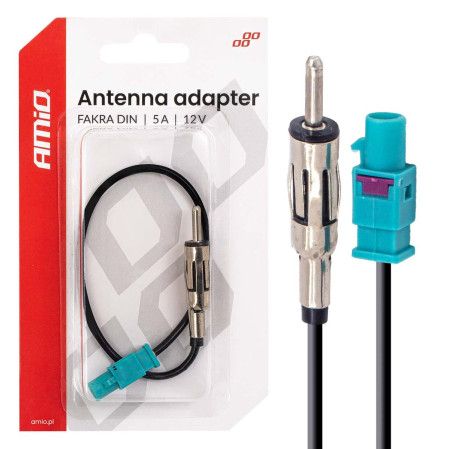 ADAPTATEUR ANTENNE FAKRA DIN 5A 12V AMIO