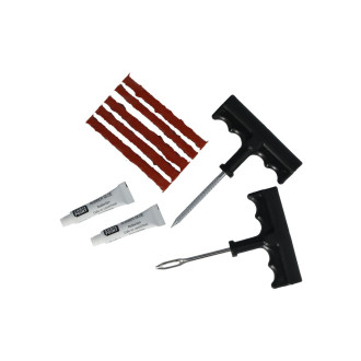 KIT MECHES POUR PNEUS (5 MECHES + 2 OUTILS + 2 TUBES) CARPOINT