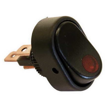 INTERRUPTEUR LED ROUGE 30A 12V