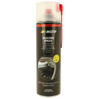 LUBRIFIANT AU SILICONE TRANSPARENT AEROSOL 500ML MOTIP