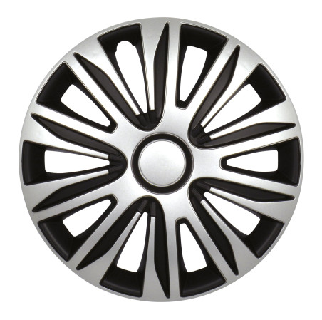 JEU D ENJOLIVEURS DE ROUES NARDO SILVER BLACK 15INCH