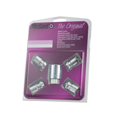 4 ECROUS ANTIVOL SU MCGARD M12X1.5/ 60°/ LONG. 32.5MM/ Ø19MM
