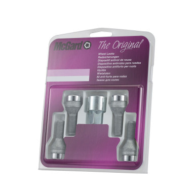 4 VIS ANTIVOL SU MCGARD M12X1.5/ 60°/ LONG. 25.5MM/ Ø17MM