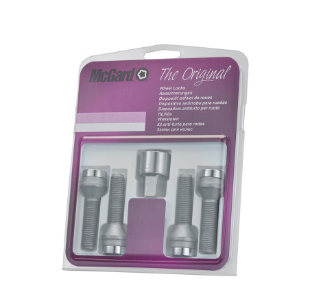 4 VIS ANTIVOL SU MCGARD M14X1.5/ 60°/ LONG. 45MM/ Ø17MM